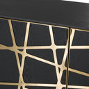 Kilson - Modern Black Oak & Champagne Gold Buffet