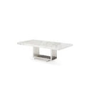 Kingsley Modern Marble & Rosegold Coffee Table