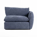 Kinsey - Modern Mustard Large River Rock Ottoman