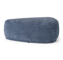 Kinsey - Modern Mustard Large River Rock Ottoman