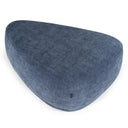 Kinsey - Modern Blue Large River Rock Ottoman