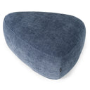 Kinsey - Modern Blue Small River Rock Ottoman