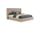 Kiro - Modern Tan Fabric Bed