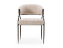 Kobe - Modern Beige Fabric Dining Chair