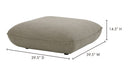 Zeppelin Ottoman Speckled Pumie