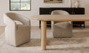 Barrow Rolling Dining Chair Grey Storm