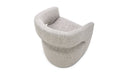 Barrow Rolling Dining Chair Grey Storm
