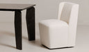 Cormac Rolling Dining Chair Cream