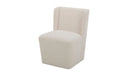 Cormac Rolling Dining Chair Cream