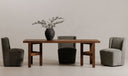 Cormac Rolling Dining Chair Slate Green