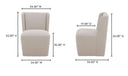 Cormac Rolling Dining Chair Warm Sand