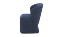 Larson Rolling Dining Chair Navy Blue