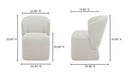 Larson Rolling Dining Chair Heather Grey