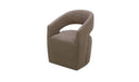 Barrow Rolling Dining Chair Soft Taupe