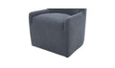 Maisie Rolling Dining Chair Slate Blue
