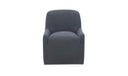 Maisie Rolling Dining Chair Slate Blue