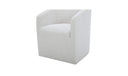 Sandy Rolling Dining Chair Off White
