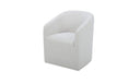 Sandy Rolling Dining Chair Off White