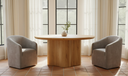 Sandy Rolling Dining Chair Taupe
