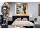 Kubia - Modern Gold 71" x 71" Painting