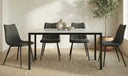 Parson Marble Small Dining Table White