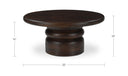 Maro Coffee Table Brown