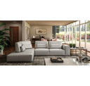 Hollywood - Italian White Leather Ottoman
