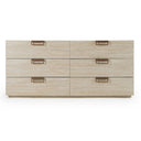 Lago - Modern Faux Travertine Dresser