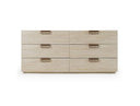 Lago - Modern Faux Travertine Dresser