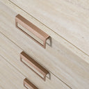 Lago - Modern Faux Travertine Chest