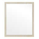 Lago - Modern Faux Travertine Mirror