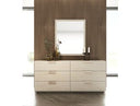 Lago - Modern Faux Travertine Dresser