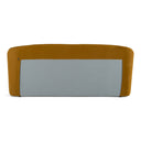 lambert - modern burnt orange fabric upholstered bed