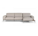 Villeneuve - Modern White Italian Left Facing Sectional Sofa