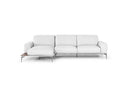 Villeneuve - Modern White Italian Left Facing Sectional Sofa