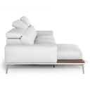 Villeneuve - Modern White Italian Left Facing Sectional Sofa
