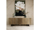 Kiefer - Modern Faux Travertine Ceramic + Bronze Buffet