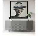 Raphael - Modern Glass + Silver Dining Table