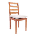 Lance Modern Ash Wood Dining Chair w/ Cushion (Set of 2)