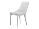 Penn - Modern White Leatherette Dining Chair (Set of 2)