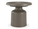 Lanuza - Outdoor Taupe End Table