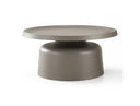 Lanuza - Outdoor Taupe End Coffee Table