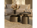 Lanuza - Outdoor Taupe End Coffee Table