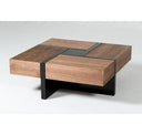Karlstad - Modern White + Walnut TV Stand
