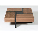 Karlstad - Modern White + Walnut TV Stand