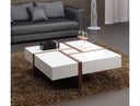 Makai Modern Black & Walnut Coffee Table