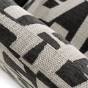 Leana - Modern Black & White Fabric Accent Chair