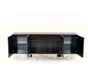 Legend Modern Black & Gold 79" TV Stand