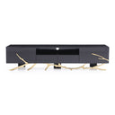 Legend Modern Black & Gold 79" TV Stand