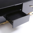 Legend Modern Black & Gold 79" TV Stand